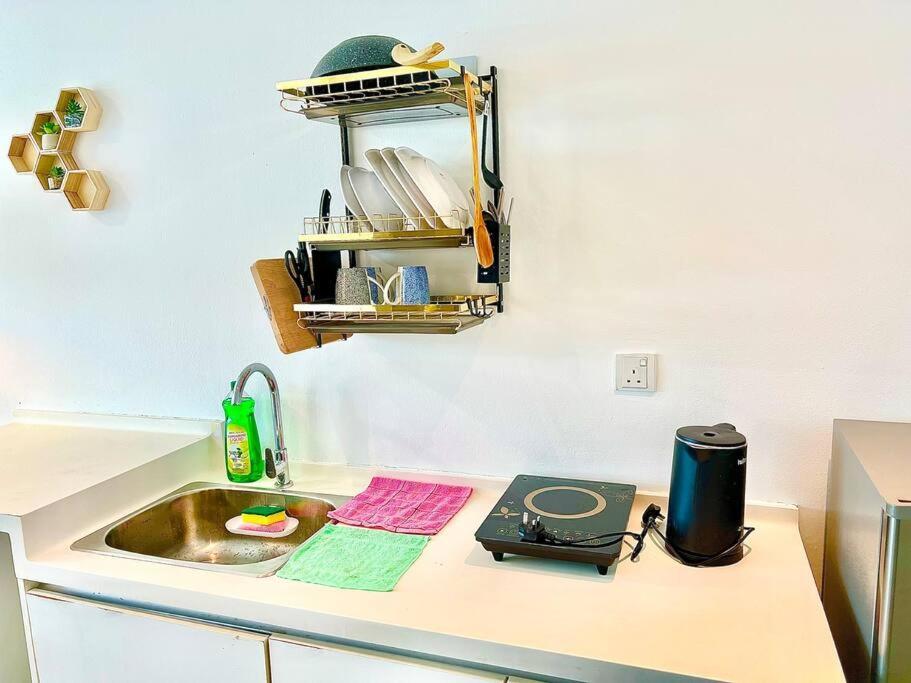 G 1-5Pax Cozy Home Trefoil Setia Alam 100Mps Wifi & Tv Sccc Eksteriør bilde
